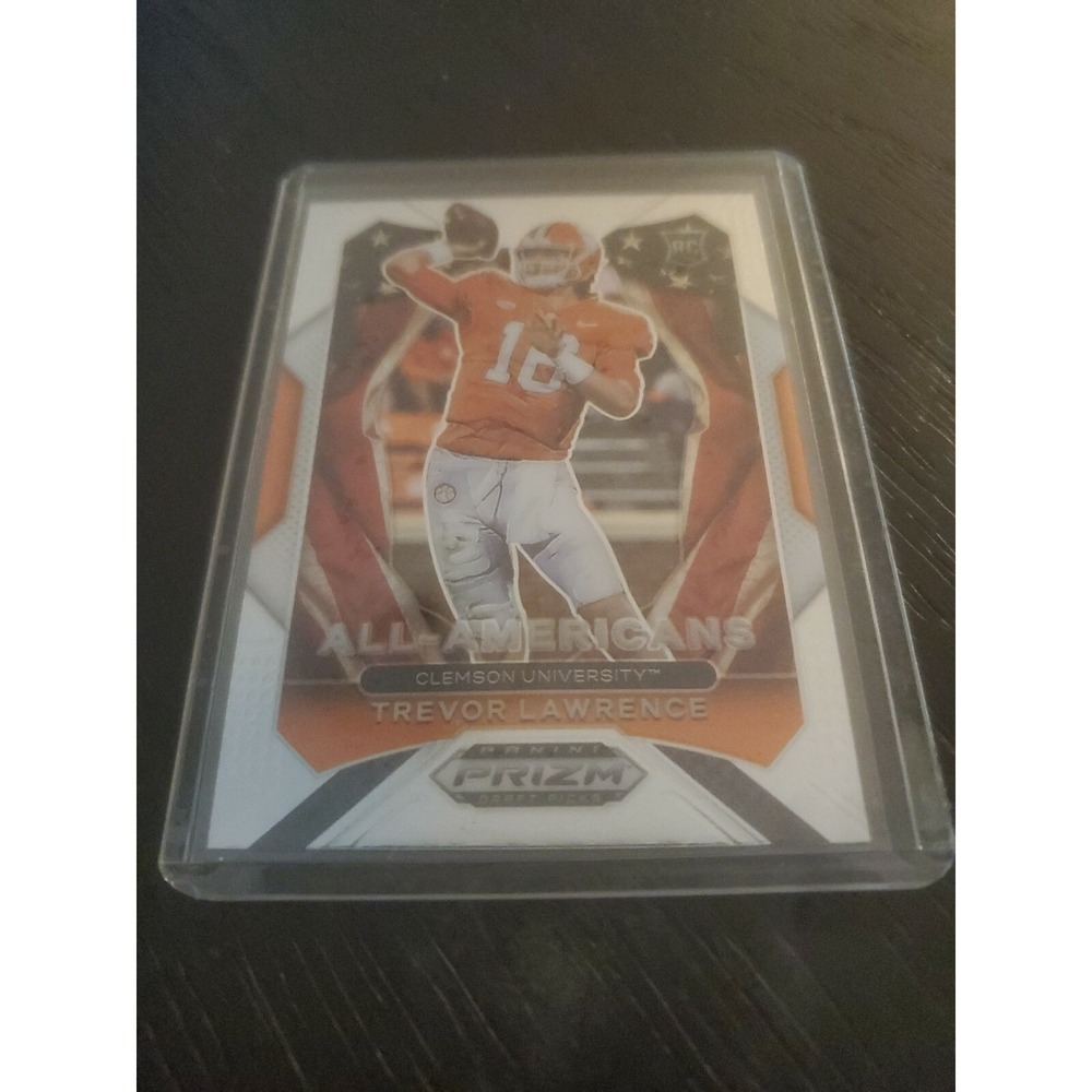 2021 Panini Prizm Draft Picks Trevor Lawrence All American Rookie Card RC #181